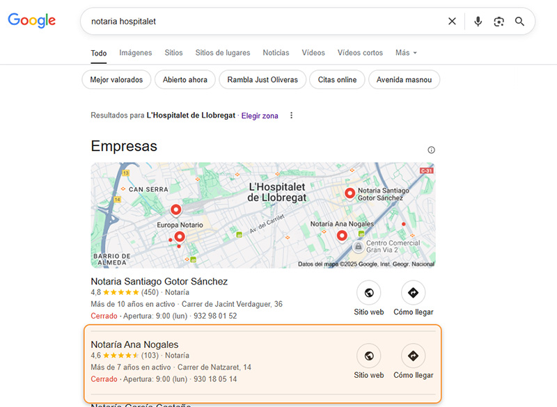 seo local serp